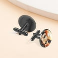 thumbnail image 6 of Football Formal Dress Shirt Cufflinks Set Made of Stainless Steel, Suitable for Formal Attire, Business Meetings, and Weddings, 6 of 6