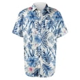 thumbnail image 5 of Mens Hawaiian Shirt Ocean Wave Print Short Sleeve Button Down Summer Shirt Casual Beach Vacation Clothes, 5 of 5