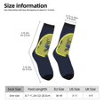 thumbnail image 5 of Simpsons Adult Socks Casual Tube Socks Durable Comfort Calf Socks Soft Elastic Crew Socks 2 Black-1, 5 of 9