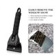 thumbnail image 5 of CHAO Raspador de hielo negro, raspador de escarcha, raspador de plástico con mango antideslizante, herramienta multifuncional, diseño de pala, pala de nieve para coche, 5 of 5