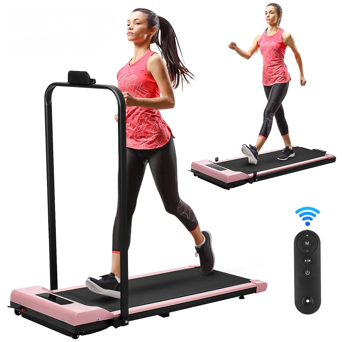 GEEMAX Foldable Electric Treadmill Portable Treadmill Small Treadmill
