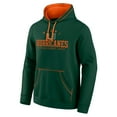 thumbnail image 2 of Men's Fanatics Green Miami Hurricanes Toppler Fleece Pullover Hoodie, 2 of 3