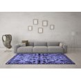 thumbnail image 3 of Ahgly Company Indoor Rectangle Persian Blue Traditional Area Rugs, 2' x 5', 3 of 4