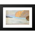 thumbnail image 2 of Ernst Schiess 14x11 Black Modern Framed Museum Art Print Titled - Bay at the Sea with Rocks, 2 of 5