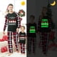 thumbnail image 2 of Pijamas familiares a juego de Navidad, luminosos, brillantes, colgantes con My Gnomies Red, conjunto de pijamas, 2 of 3