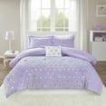 thumbnail image 2 of Home Essence Teen Audrey Metallic Printed Plush Comforter Set, 2 of 10