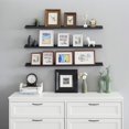 thumbnail image 5 of WELLAND 48" Vista Photo Ledge Floating Wall Shelf, Set of 2, Espresso, 5 of 5