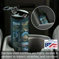 thumbnail image 2 of Highland Home "Explore" 17 oz. Double Wall Stainless Steel Tumbler w/Lid, 2 of 6