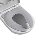 thumbnail image 1 of Baby Proof Me Essentials Funda de Inodoro para Niños Pequeños Protección contra Salpicaduras, Asiento de Orinal de Viaje Plegable Gris con Bolsa de Almacenamiento, 1 of 6