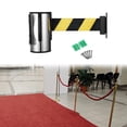 thumbnail image 6 of MAGIDEAL Wall Mount Retractable Belt Barrier Multipurpose for Office School Warehouse 2 m Yellow Black, 6 of 8