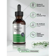 Vitex Berry Chasteberry Liquid Extract | 2 oz | Vegetarian for Men and Women | by Horbaach