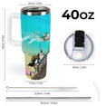 thumbnail image 3 of Adventure Time Jake The Dog 40 Oz Tumbler With Handle And Straw Lid, Stainless Steel Vacuum Insulated Tumbler, Travel Mug Straw Covers Cup, Gifts for Women Men, 3 of 8