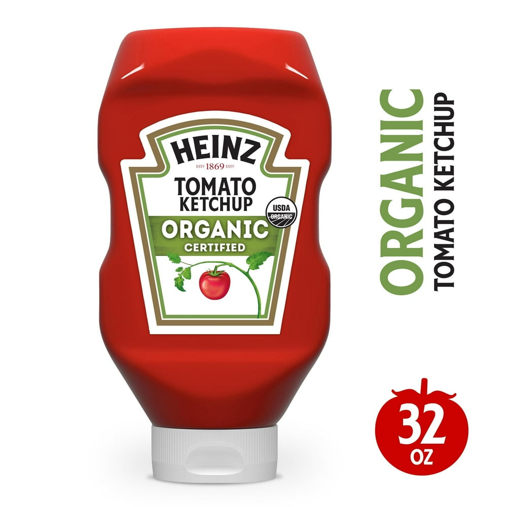 (2 Pack) Heinz Organic Tomato Ketchup, 32 oz Bottle
