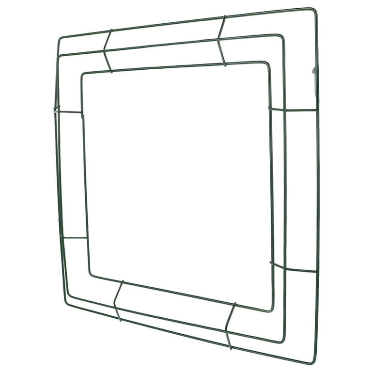 2pcs Wire Wreath Frame Metal Square Wreath Frame Wire Wreath
