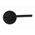 thumbnail image 3 of Palanca de puerta Kwikset Ladera Iron Black Half-Dummy para diestros, 3 of 9