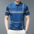 thumbnail image 5 of New Men's Business Casual POLO Short Sleeved Smooth and Wrinkle Resistant Comfortable Top, 5 of 6