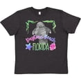 thumbnail image 3 of Inktastic Daytona Beach Florida Cute Swimming Manatee Youth T-Shirt, 3 of 5