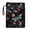 Dragonfly Floral, variant on Dachshund Sunflower Pattern Book Lovers Gift Zipper Bag, 11.4 Inch X 8.66 Inch Polyester Book Organzoer Holder Protector Wrap Bag Carrying Book Case