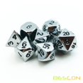 thumbnail image 5 of Juego de dados poliédricos Bescon Super Shiny Silver Metal BESCON DICE BESCON DICE, 5 of 5