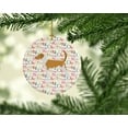 thumbnail image 2 of American Foxhound Merry Christmas Ceramic Ornament 2.8 in x 2.8 in, 2 of 3