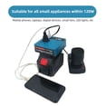thumbnail image 4 of DC al Inversor de CA, Inversor de Automóvil Portátil Chip Inteligente 18-21V A 220V Puertos USB Multi para Electrodomémicos para la batería de 18 V Li, 4 of 7