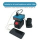 thumbnail image 4 of Inverter de CC A AC, Inversor de Automóvil Portátil de Chip Inteligente de Alta Eficiencia de 18-21V A 220V de Alta Eficiencia para Batería de 18 V Li para Herramientas, 4 of 7