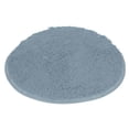 thumbnail image 2 of Bathroom Rug Non Slip, ZZkhGO Soft Absorbent Round Bath Mat, Quick Dry Coral Fleece Floor Mat for Bedroom Shower 40cm Diameter, Gray, 2 of 3