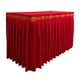 thumbnail image 5 of Mantel budista Temple Supply, delicado mantel de loto para mesa de templo. Loto rojo brillante, 5 of 9