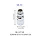 thumbnail image 4 of Yuarrent Adaptador de manguera de 360 ​​grados, presión de bola redonda, segundo tornillo, conector regulador de deportes acuáticos, accesorios de Deportes acuáticos SA-12 Yuarrent OD024337-02, 4 of 6