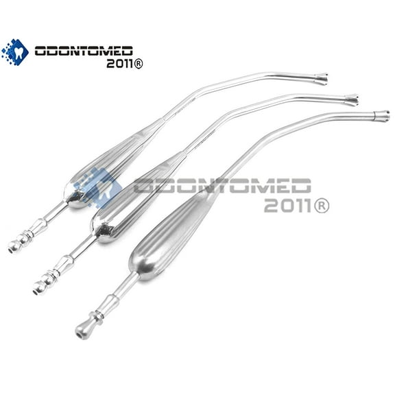 Odontomed2011® New Set Of 3 Each O.r Grade Yankauer Pediatric Suction Tube Intstrument Odm
