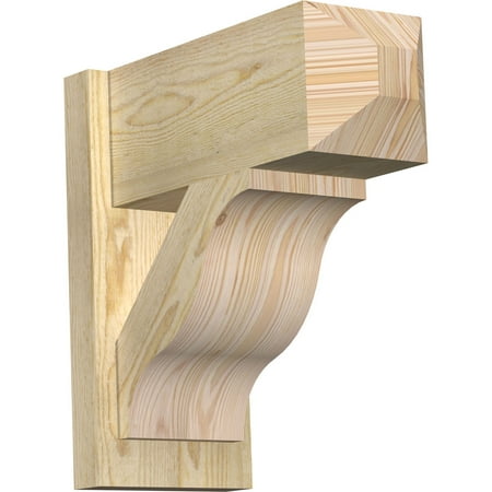 

8 W x 18 D x 18 H Funston Rough Sawn Craftsman Outlooker Douglas Fir