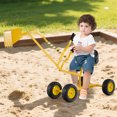 thumbnail image 2 of Gymax Sand Digger for Kids w/2-Handed Controls Flexible Shovel 360° Rotatable Function Yellow, 2 of 10