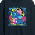 thumbnail image 3 of Disney - Lilo & Stitch - Lilo Stitch Hug - Men's Long Sleeve T-Shirt, 3 of 5
