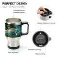 thumbnail image 4 of WISHTIME Tumbler with Handle， Reusable Stainless Steel Insulated Bottle Travel Mug， Cupholder Friendly，Made in USA, 4 of 8