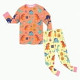 thumbnail image 6 of UAYOTSE Baby Girl Spring Clothes Toddler Spring Outfit Girl Spring Contrast Color Sweatshirt Shirt Pants Winter Outfit Toddler Gift 3 6 12 18 24 Months 2T 3T Outfits,Sizes 2-3 Years, 6 of 6