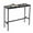 Black, variant on 44.5" Sofa Table, Bar Height Pub Table, Narrow Entryway Table, Narrow Rectangular High Top Sofa Table with MDF and Black Metal Legs for Indoor, Dining Room, Cafe, Easy Assembly, Black