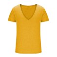thumbnail image 7 of fatyb Men's V Neck Cotton T Shirts Casual Short Sleeve Muscle Tee Tops Plain Summer Gym Workout Tshirts, 7 of 7