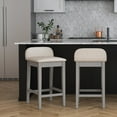 thumbnail image 6 of Hillsdale Furniture Maydena Wood Counter Height Stool, Distressed Gray, 6 of 14