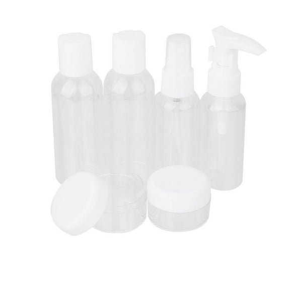 de plástico de 6 piezas, as de plástico de maquillaje vacías, contenedores, accesorios para Yuyangstore Botellas de viaje