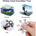 thumbnail image 4 of 2 Sets Bike Trailer Coupler Steel Connector Bike Trailer Hitch Adapter Trailer Hitch Mount Coupler With Snowflake Multi-tool 18 In 1, 4 of 4