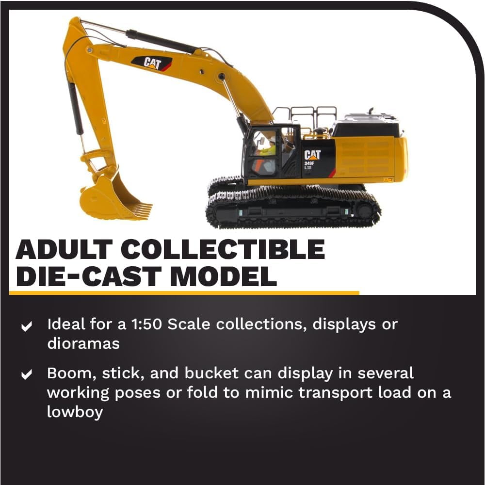 1/50 CAT Caterpillar 349F XE Excavator High Line Series by