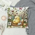 thumbnail image 2 of Leisuo is Risen Throw Pillow Covers Pillow Case Spring Farmhouse Holiday Seasonal Cushion Case for Sofa Couch, 2 of 5