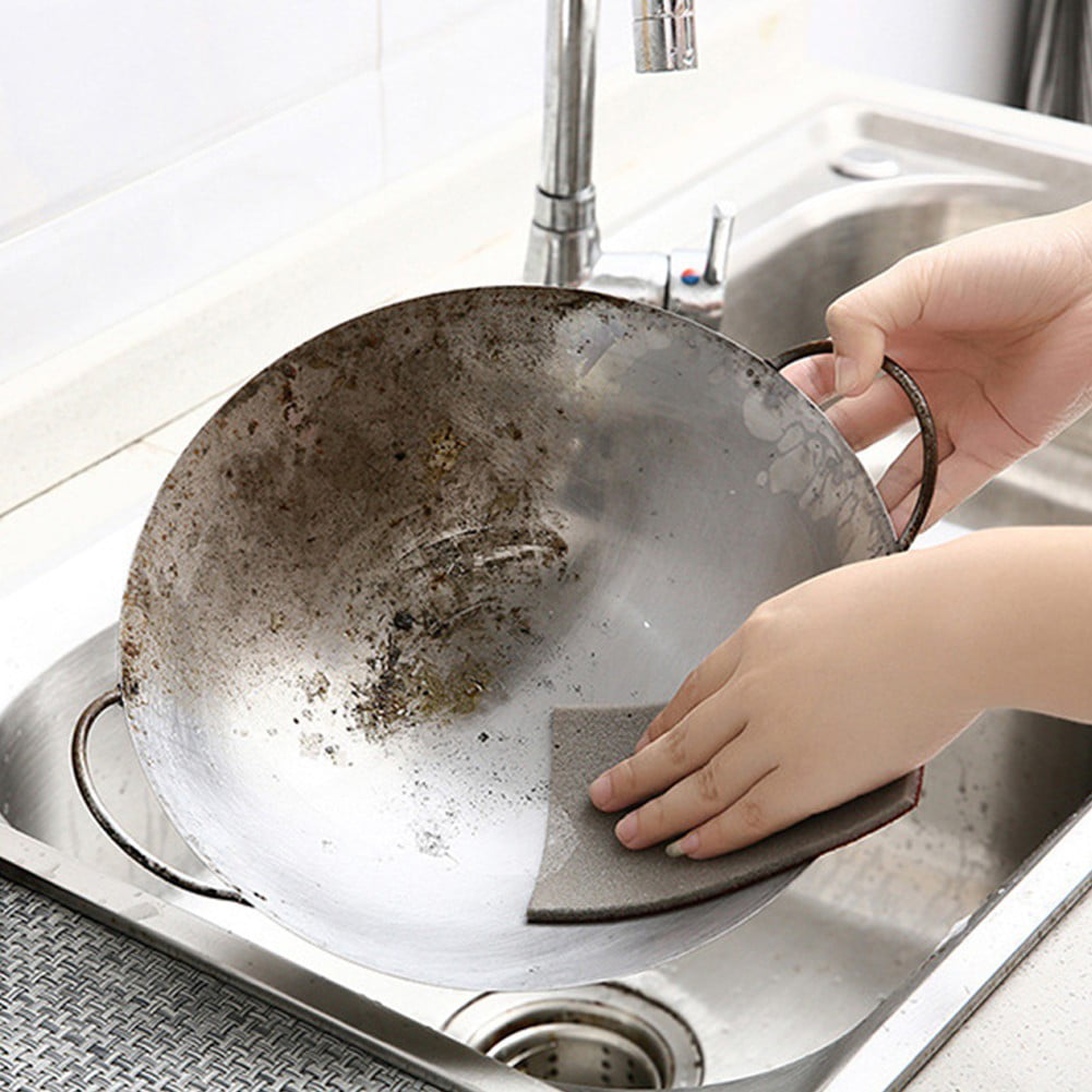 Magic Sponge Carborundum Kitchen Eraser for Pan Pot Dish Household Clean A 