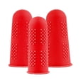 thumbnail image 2 of 3 Pcs Manchon Protecteur de Doigt Réutilisable Robuste Portable Durable Rouge, 2 of 9