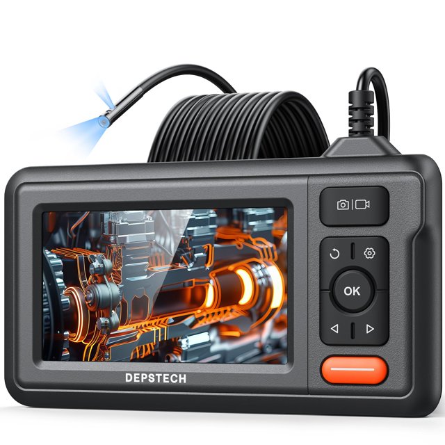 Cable Borescope DEPSTECH DS320 de doble lente HD de 16.5 pies