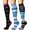 Blue White, variant on 3 Pairs Copper Compression Socks for Women & Men Circulation 15-20 mmhg - Better Blood Flow, Swelling, Best Support for Medical, Running, Nursing