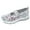 #01-Grey, variant on Selleren Orthopedic Shoes, Women's Comfortable Breathable Knitted Sneakers, Woven Cut-Out Orthopedic Soft Arch Support Walking Shoes, Slip-On Sneakers for Women