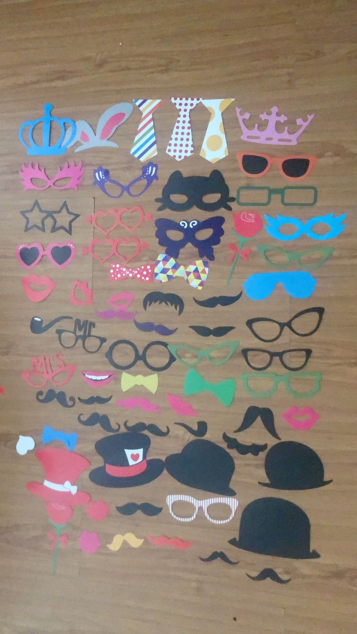 Graduation Photo Booth Props -set of 66 pieces