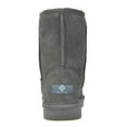thumbnail image 4 of Dream Pairs Womens Faux Fur Mid Calf Sheepskin Insole Winter Ankle Snow Boots Us Shorty_New Grey Size 8, 4 of 8
