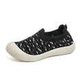 thumbnail image 4 of Women's Orthopedic Walking Shoes - Lightweight, Loose Fit, Breathable, Mesh-Comfortable, Soft Sneakers Black 7.5, 4 of 7